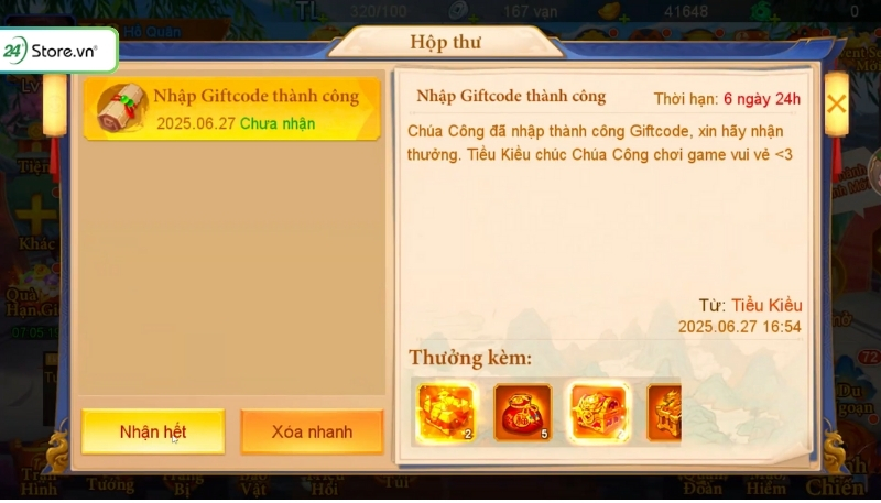 code Danh Tướng 3Q mới nhất