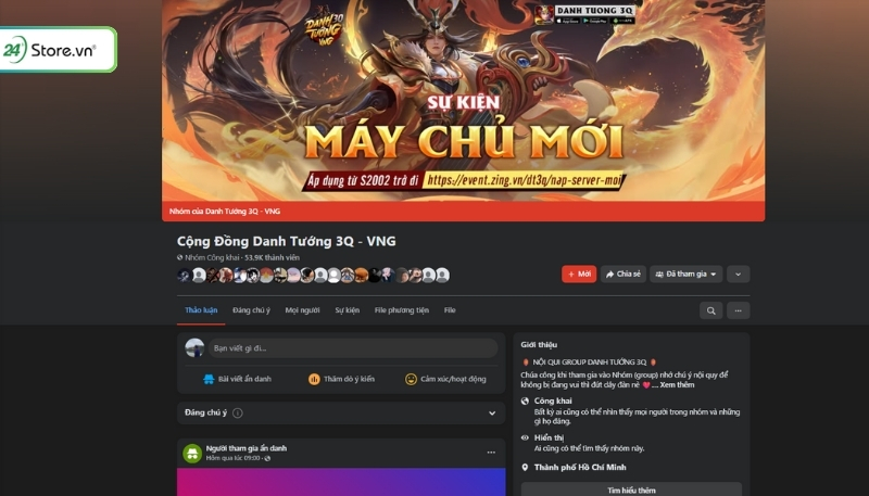 Cộng đồng Danh Tướng 3Q