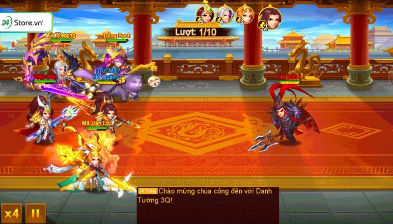 Trận đấu Danh Tướng 3Q