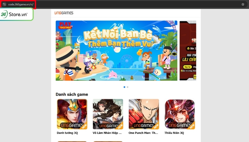 trang web nhập code Danh Tướng 3Q