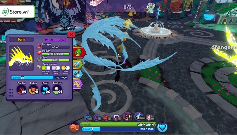 Xây dựng và nâng cấp tổ rồng Dragon Adventures