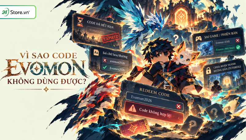 Code Evomon mới nhất