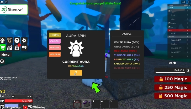 Mở khóa kỹ năng trong game Grimoires Era