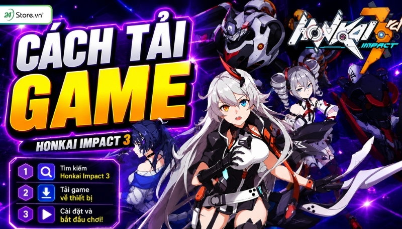 Cách tải game Honkai Impact 3