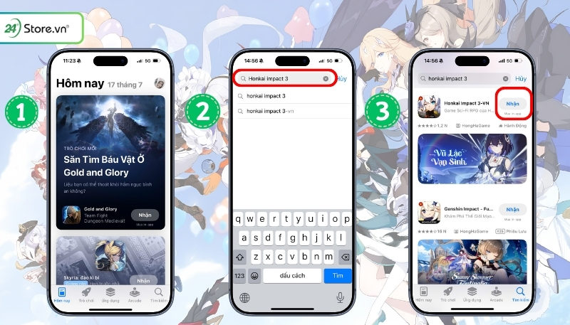 Tải game Honkai Impact 3 trên iPhone