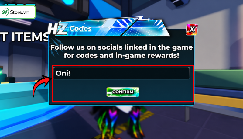 Cách nhập code Hunty Zombie bước 3