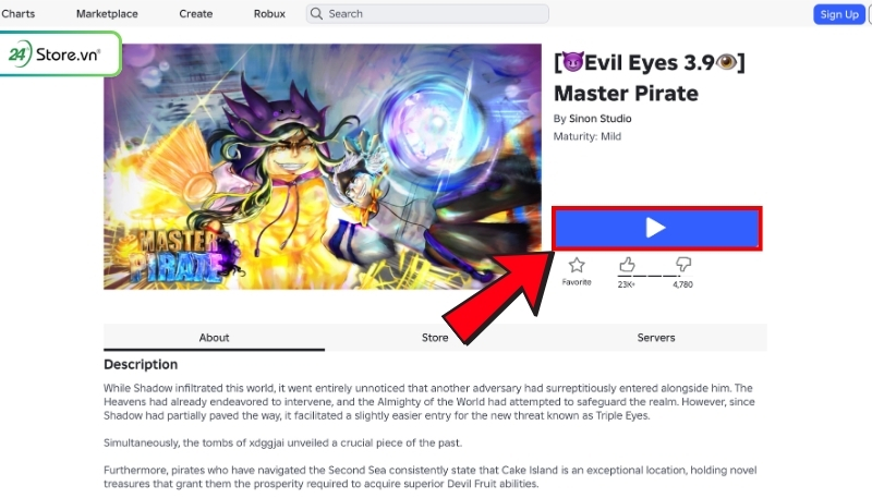 Cách nhập mã code Master Pirate B1