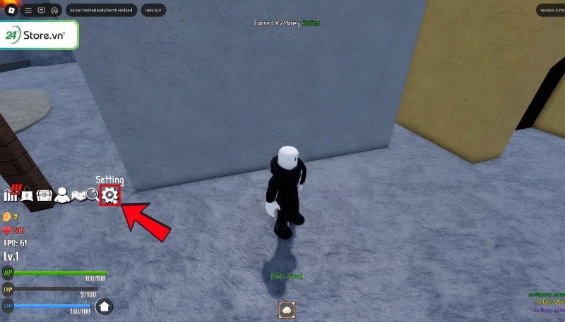 Cách nhập mã thưởng Master Pirate Roblox B2