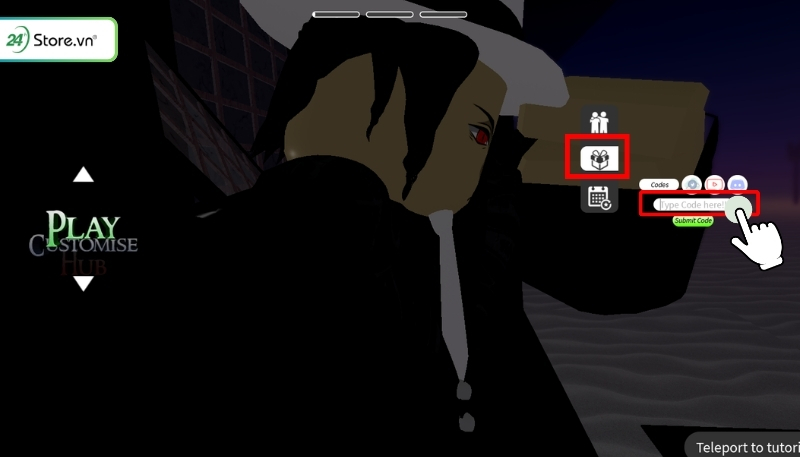 Cách nhập code Project Slayers