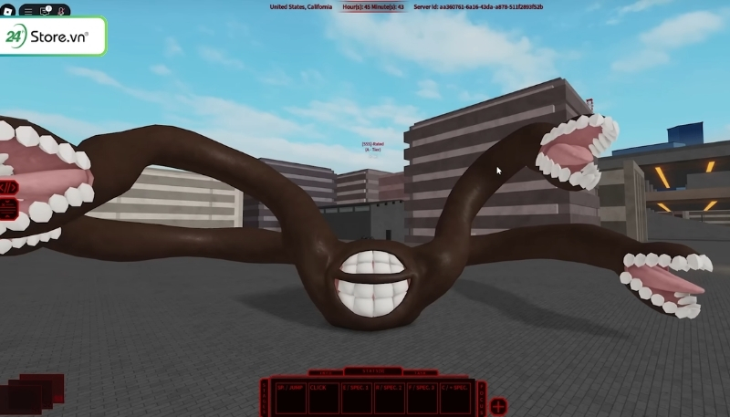 Giao diện game Ro Ghoul Roblox