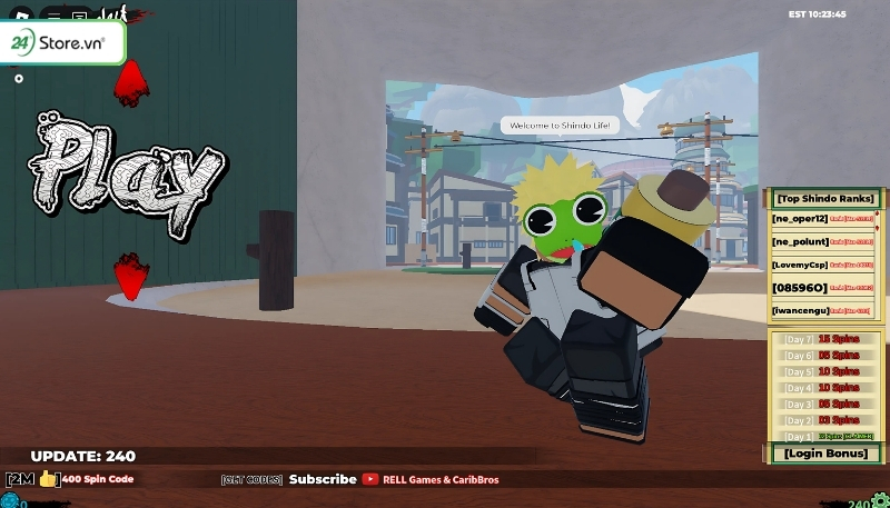 Full code Shindo Life mới nhất 2025