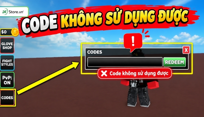 tại sao code Untitled Boxing Game không sử dụng được
