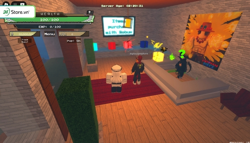 Cách nhập code trong game Viet Nam Piece