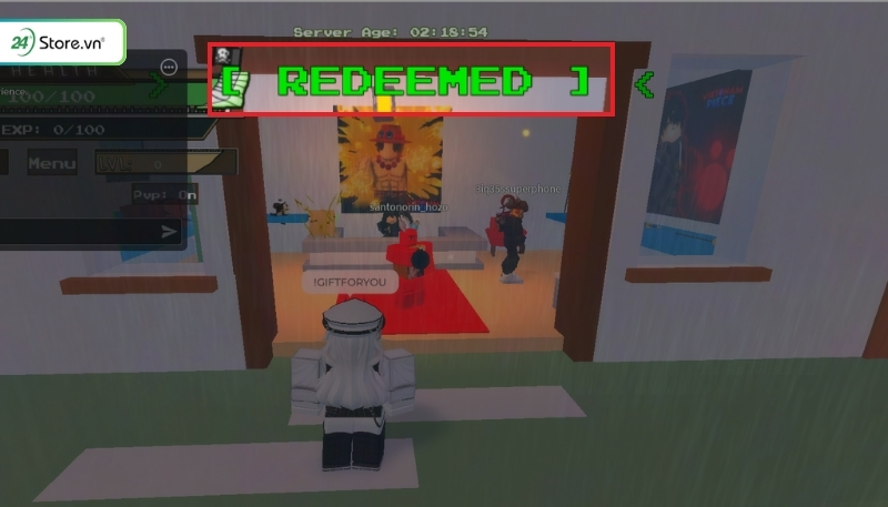 Cách nhập giftcode trong game Shindo Life