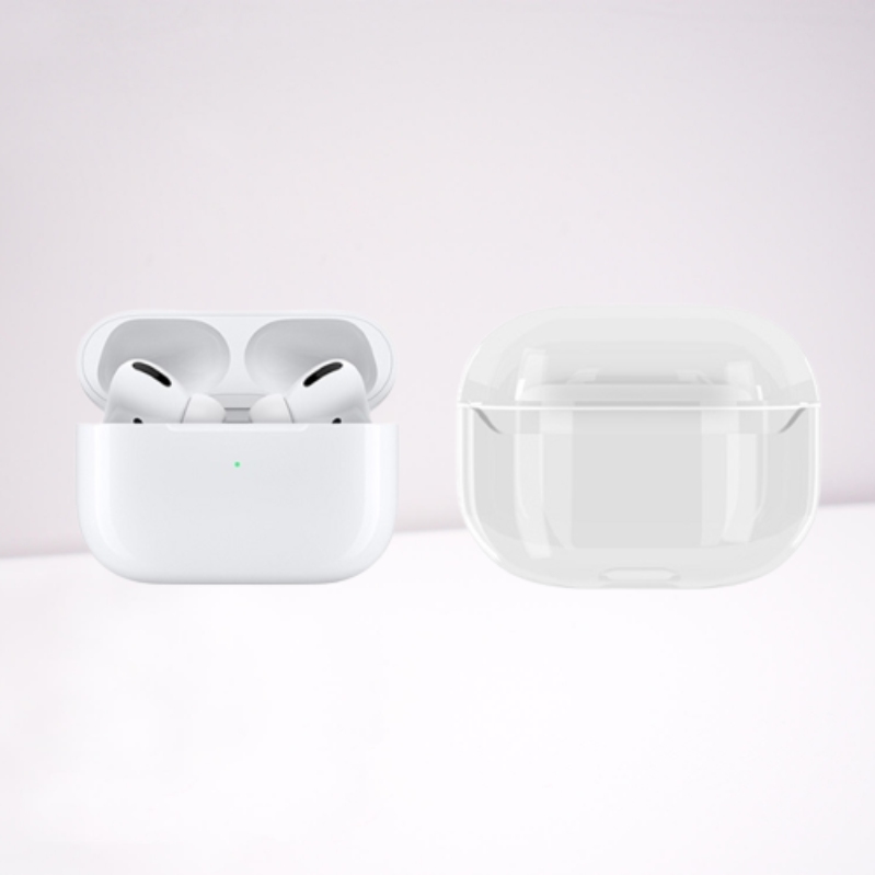 Combo Airpods Pro (Bao da Totu trong suốt+Dán) 1 Combo Airpods Pro (Bao da Totu trong suốt+Dán)