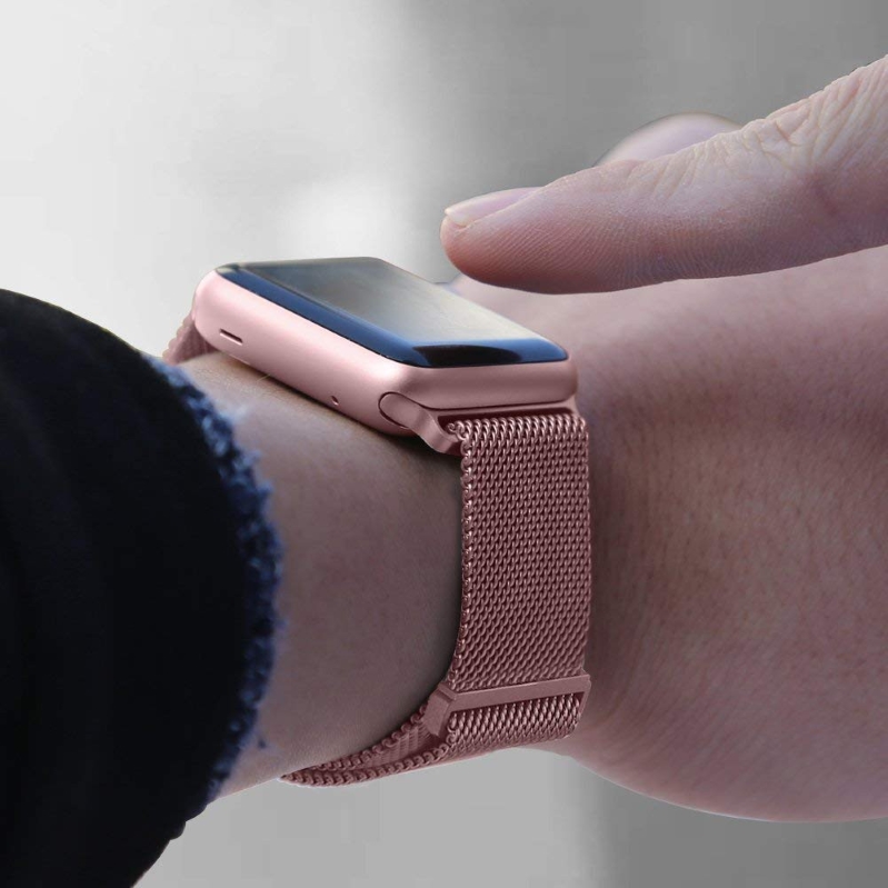 Combo Apple Watch 38mm/40mm hình 2 Combo Apple Watch 38mm/40mm bảo vệ màn hình tăng tính thẩm mỹ