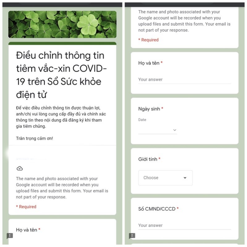 Covid-19 điều chỉnh thông tin