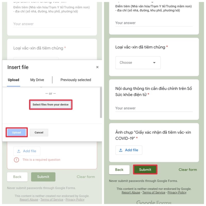 Cách sửa thông tin tiêm vaccine COVID-19 bị sai trên điện thoại
