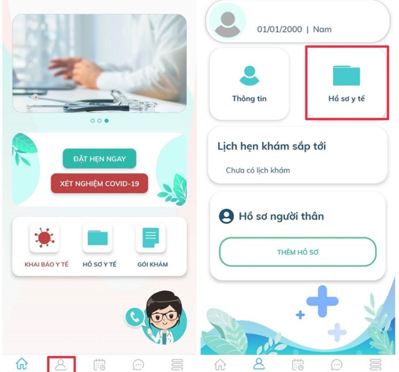 Covid-19 hình 6 Đăng ký xét nghiệm COVID-19 trên điện thoại cực nhanh