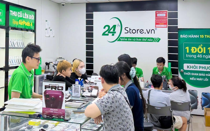 vì sao nên mua iphone tại 24hstore thủ đức