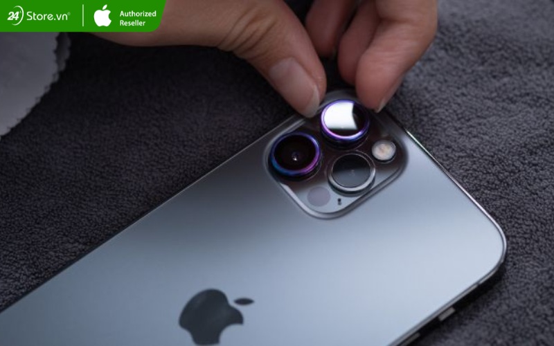 vệ sinh camera iphone 13 pro max