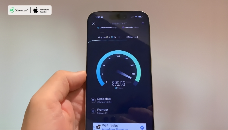 Đánh giá iPhone 16 Plus kết nối WiFi