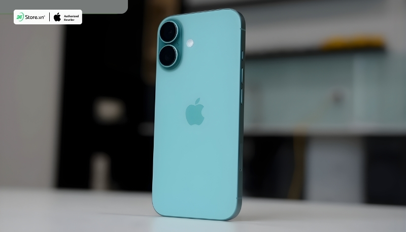 đánh giá dòng iphone 16 plus xanh mòng két