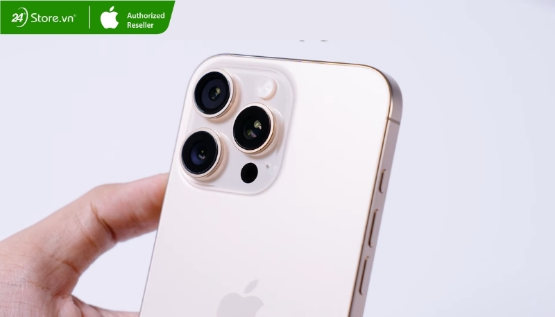 đánh giá thiết kế camera iphone 16 pro max