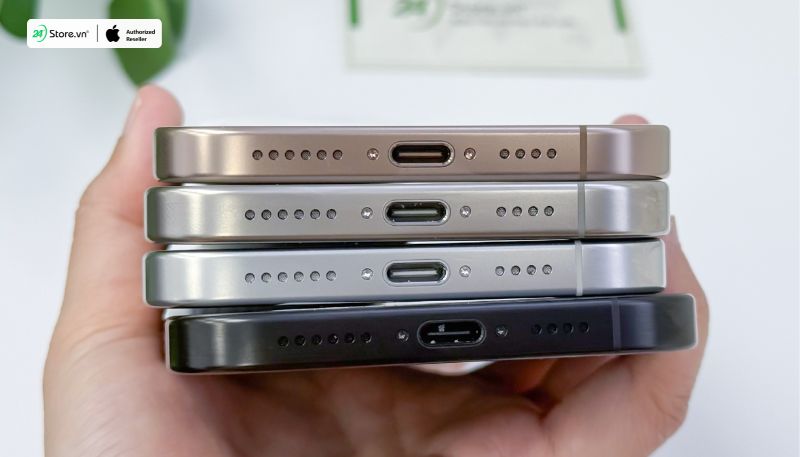 iphone 16 pro max dùng coorngr sạc usb-c