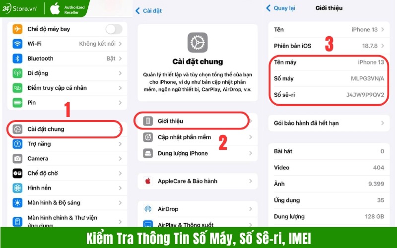 kiểm tra thông tin máy iphone cũ vũng tàu
