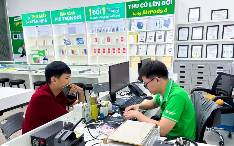 dịch vụ sửa chữa iphone cũ tại 24hstore vũng tàu