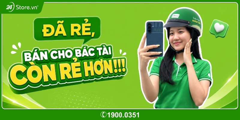 ưu đãi khi mua điện thoại chạy grab tại 24hstore
