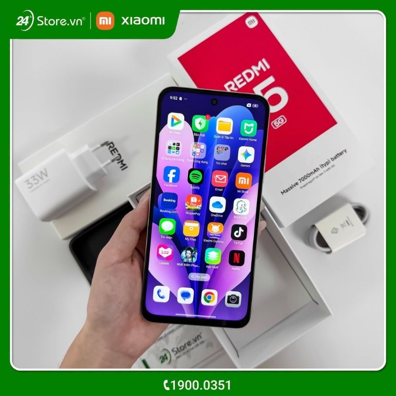 điện thoại cho người lớn tuổi xiaomi redmi 15