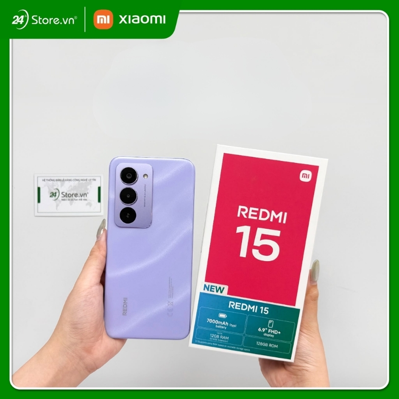 điện thoại xiaomi dưới 5 triệu - redmi 15 6gb