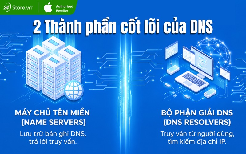 2 thành phần của dns