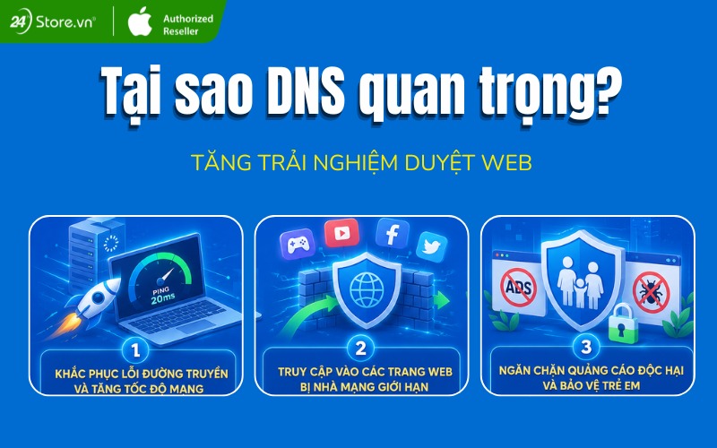 tại sao dns lại quan trọng