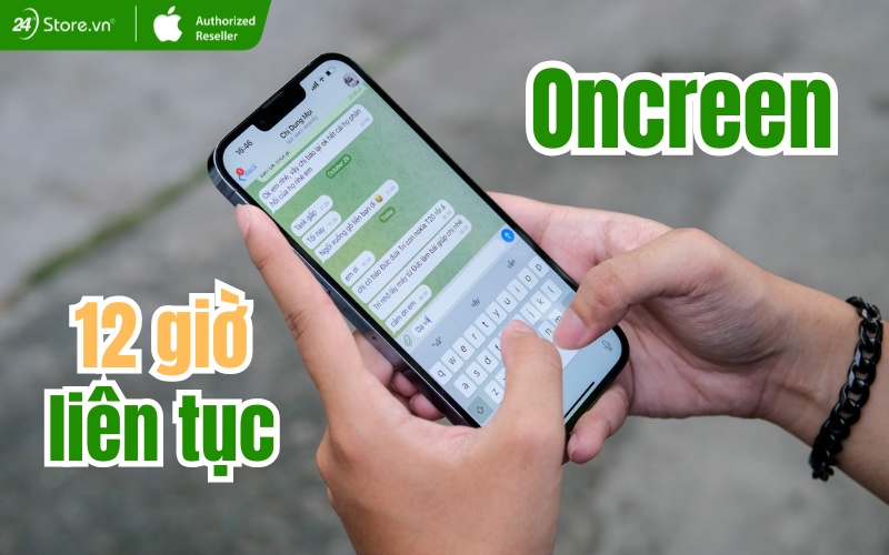thời lượng pin iphone 13 pro max là khoảng 12 giờ sử dụng liên tục