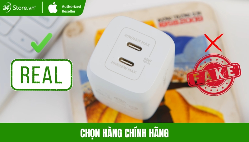 Sử dụng cap và dậy sạc chính hãng