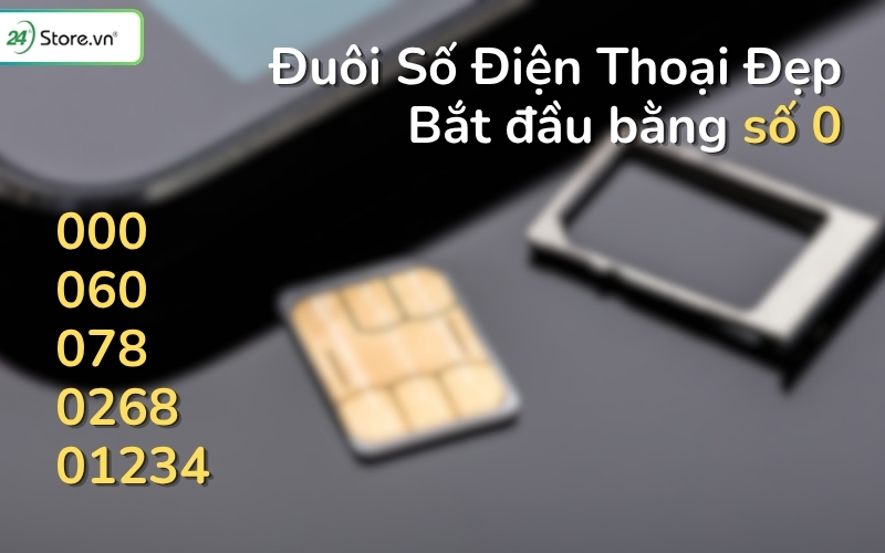 đuôi số điện thoại đẹp bắt đầu bằng số 0