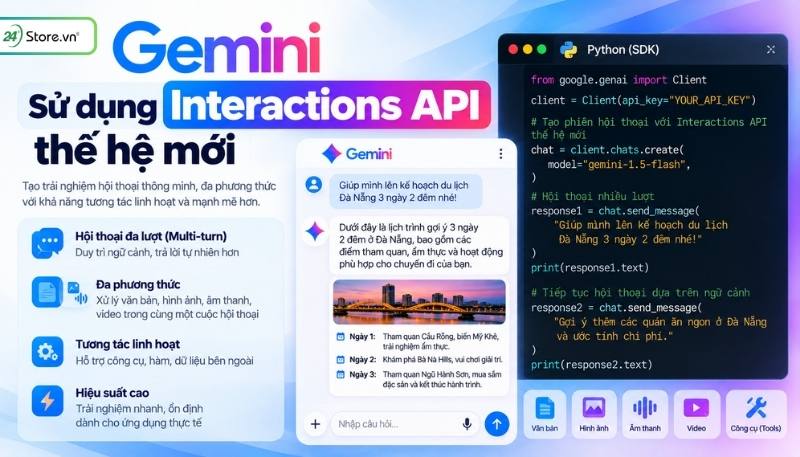 Gemini API Key thế hệ mới