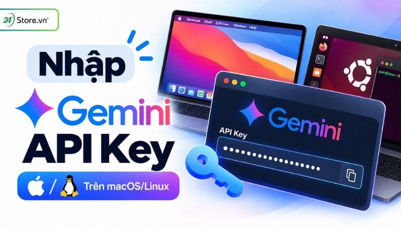 Nhập Gemini API Key trên Mac