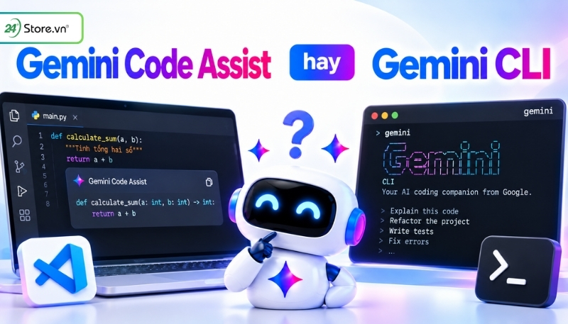 Nên chọn Gemini Code Assist hay Gemini CLI
