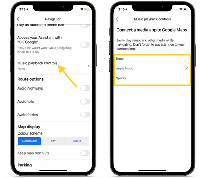 Cách kết nối Google Maps với Apple Music trên iPhone 3