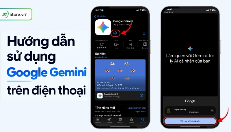 Hướng dẫn sử dụng Google Gemini trên điện thoại B1