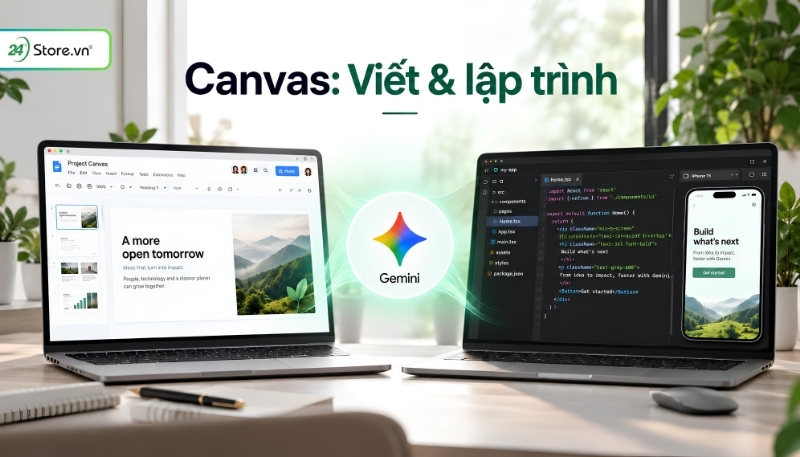 Gemini với tính năng hỗ trợ viết nội dung