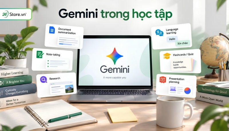 Ứng dụng của Google Gemini trong học tập