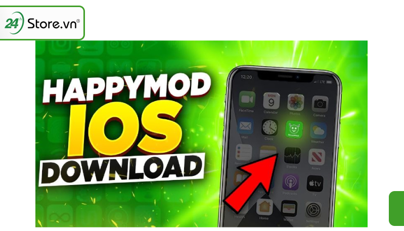 Hướng dẫn cách tải miền phí HappyMod iOS mới nhất