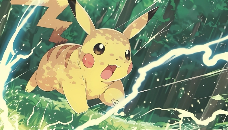 hình nền pokemon pikachu siêu dễ thương