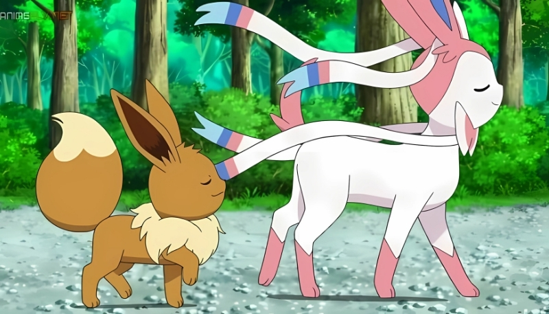 hình nền pokemon thiên thần sylveon cute đẹp