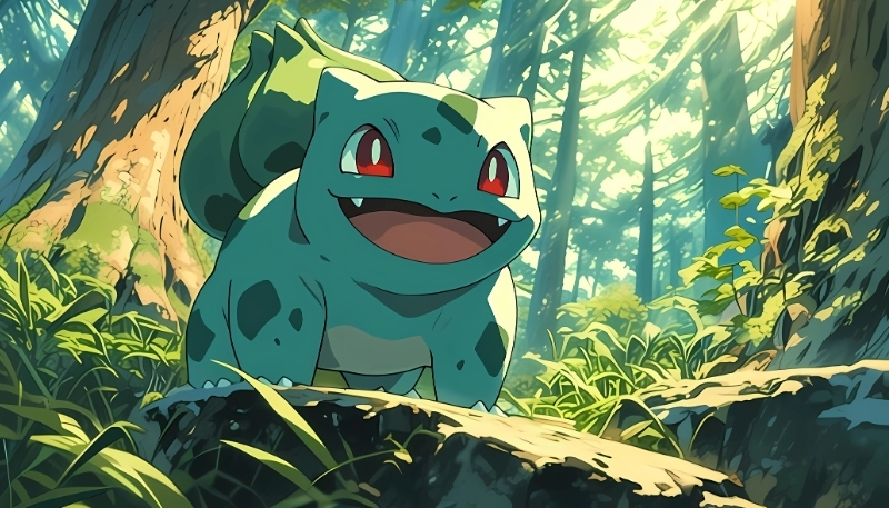 hình ảnh pokemon hệ cỏ